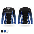 Black Knights Women's Long Sleeve V-neck Shirt - 1