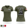 514th MP CO 62726041 Women's Short Sleeve V-neck Shirt - 1