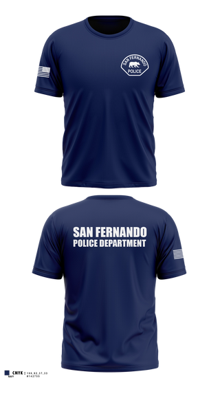 Old School Cotton Feel Shirt, San Fernando Police Department, Police, Teamtime, Team time, sublimation, custom sports apparel, team uniforms, spirit wear, spiritwear, sports uniforms, custom shirts, team store, custom team store, fundraiser sports, apparel fundraiser