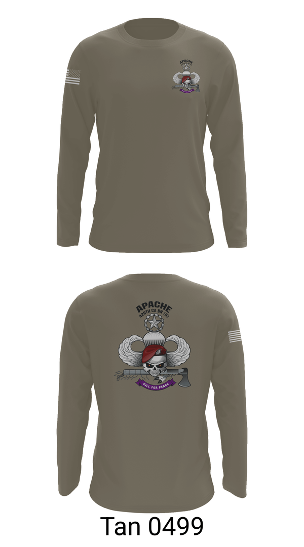 Long Sleeve Performance Shirt, A CO 426th CA BN (A), Army, Teamtime, Team time, sublimation, custom sports apparel, team uniforms, spirit wear, spiritwear, sports uniforms, custom shirts, team store, custom team store, fundraiser sports, apparel fundraiser