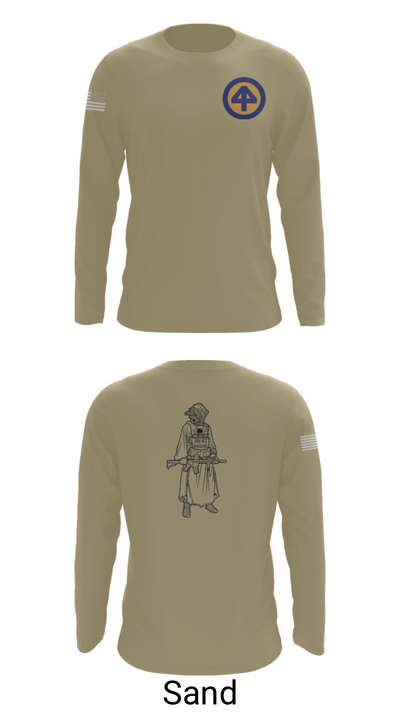 A Co 1/1-114th 36313026 Long Sleeve Performance Shirt - 86