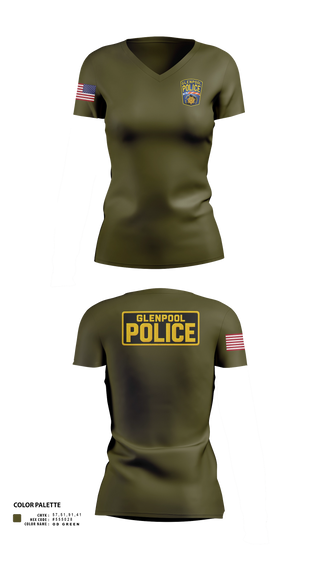 Womens Short Sleeve Vneck Shirt, Criminal Investigations, Police, Teamtime, Team time, sublimation, custom sports apparel, team uniforms, spirit wear, spiritwear, sports uniforms, custom shirts, team store, custom team store, fundraiser sports, apparel fundraiser