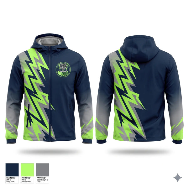 Windbreaker, West Michigan Rogue, Men's Basketball, Teamtime, Team time, sublimation, custom sports apparel, team uniforms, spirit wear, spiritwear, sports uniforms, custom shirts, team store, custom team store, fundraiser sports, apparel fundraiser