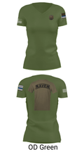 436 SFS DOVER AFB 5343249 Women's Short Sleeve V-neck Shirt - 28