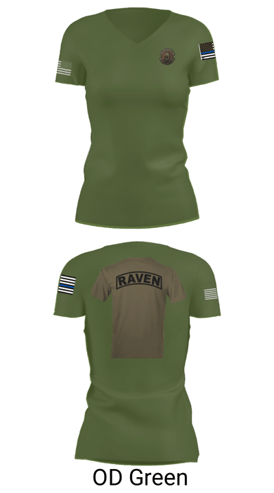 436 SFS DOVER AFB 5343249 Women's Short Sleeve V-neck Shirt - 28