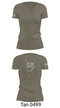 MSPD SRT 63007805 Women's Short Sleeve V-neck Shirt - 36