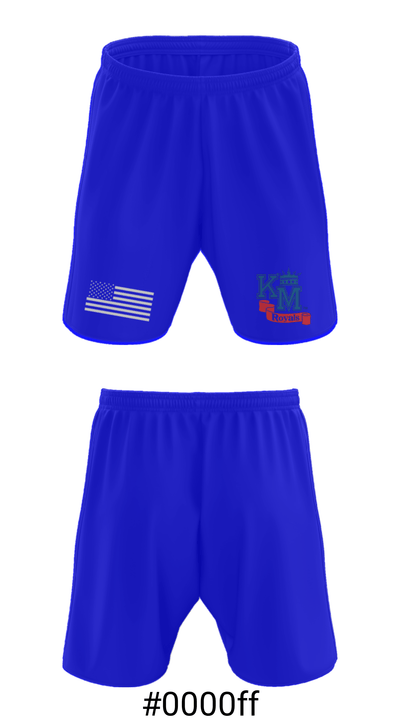 Kent-Meridian High School Basketball 68788503 Athletic Shorts With Pockets - 15