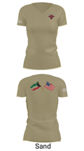 802 OD 21261631 Women's Short Sleeve V-neck Shirt - 44