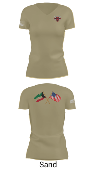 Women's Short Sleeve Vneck Shirt, 802 OD, Army, Teamtime, Team time, sublimation, custom sports apparel, team uniforms, spirit wear, spiritwear, sports uniforms, custom shirts, team store, custom team store, fundraiser sports, apparel fundraiser