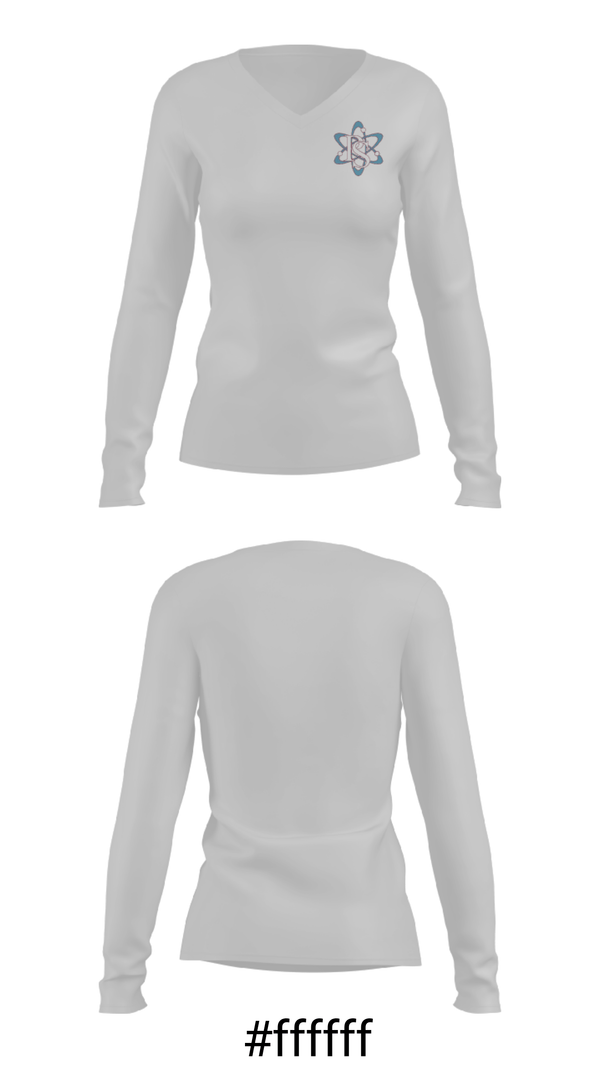 Women's Long Sleeve Vneck Shirt, Poplar Springs High School Basketball, Women's Basketball, Teamtime, Team time, sublimation, custom sports apparel, team uniforms, spirit wear, spiritwear, sports uniforms, custom shirts, team store, custom team store, fundraiser sports, apparel fundraiser
