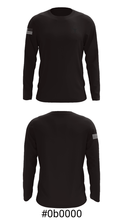 Agate Elementary School 1613283 Long Sleeve Performance Shirt - 18