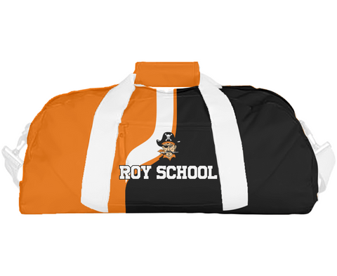 Duffle Bag, Roy High School, Spirit Store, Teamtime, Team time, sublimation, custom sports apparel, team uniforms, spirit wear, spiritwear, sports uniforms, custom shirts, team store, custom team store, fundraiser sports, apparel fundraiser