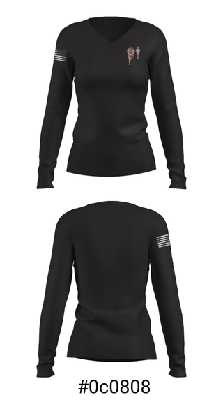 Women's Long Sleeve Vneck Shirt, Bobcats, Cross Country, Teamtime, Team time, sublimation, custom sports apparel, team uniforms, spirit wear, spiritwear, sports uniforms, custom shirts, team store, custom team store, fundraiser sports, apparel fundraiser