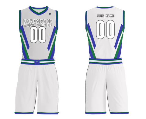 Womens Reversible Basketball Jersey, University Of West Florida, Men's Basketball, Teamtime, Team time, sublimation, custom sports apparel, team uniforms, spirit wear, spiritwear, sports uniforms, custom shirts, team store, custom team store, fundraiser sports, apparel fundraiser