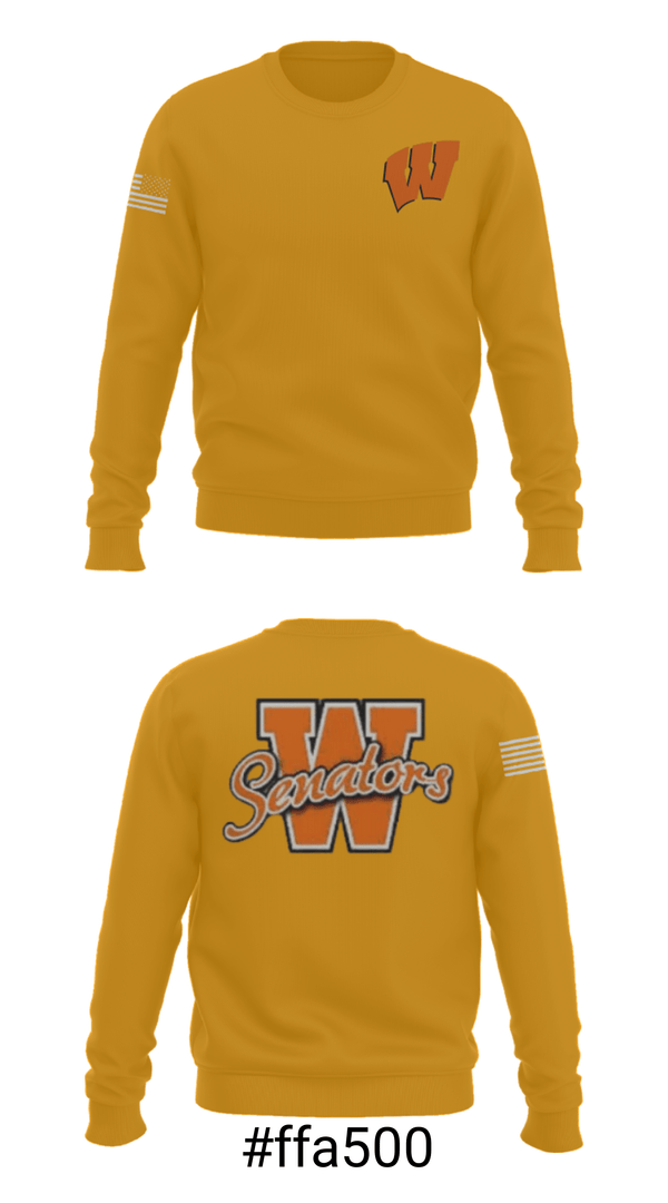 Crew Neck Sweatshirt, Portsmouth West High School Basketball, Women's Basketball, Teamtime, Team time, sublimation, custom sports apparel, team uniforms, spirit wear, spiritwear, sports uniforms, custom shirts, team store, custom team store, fundraiser sports, apparel fundraiser