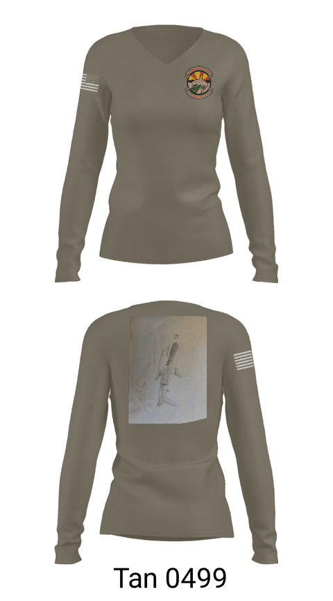 Women's Long Sleeve Vneck Shirt, , Marines, Teamtime, Team time, sublimation, custom sports apparel, team uniforms, spirit wear, spiritwear, sports uniforms, custom shirts, team store, custom team store, fundraiser sports, apparel fundraiser