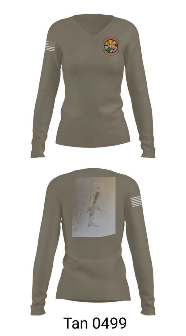 Women's Long Sleeve Vneck Shirt, , Marines, Teamtime, Team time, sublimation, custom sports apparel, team uniforms, spirit wear, spiritwear, sports uniforms, custom shirts, team store, custom team store, fundraiser sports, apparel fundraiser