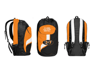 Gear Bag, Hillsboro High School Basketball, Men's Basketball, Teamtime, Team time, sublimation, custom sports apparel, team uniforms, spirit wear, spiritwear, sports uniforms, custom shirts, team store, custom team store, fundraiser sports, apparel fundraiser