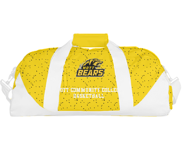 Duffle Bag, Mott Community College Basketball, Men's Basketball, Teamtime, Team time, sublimation, custom sports apparel, team uniforms, spirit wear, spiritwear, sports uniforms, custom shirts, team store, custom team store, fundraiser sports, apparel fundraiser