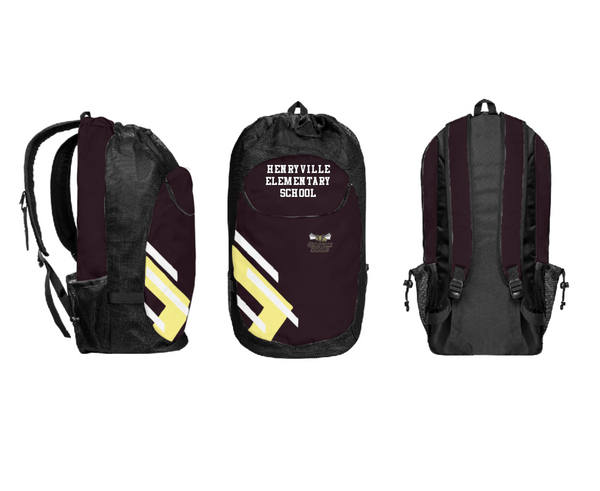 Gear Bag, Henryville Elementary School, Spirit Store, Teamtime, Team time, sublimation, custom sports apparel, team uniforms, spirit wear, spiritwear, sports uniforms, custom shirts, team store, custom team store, fundraiser sports, apparel fundraiser