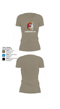 Caisson BTRY 3CR 81164920 Women's Short Sleeve V-neck Shirt - 64