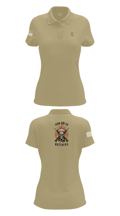 1500 QM Co 49393659 Women's Short Sleeve Performance Polo  - 95