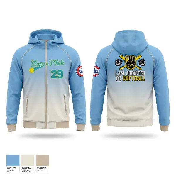 Windbreaker, Slap A Pitch, Softball, Teamtime, Team time, sublimation, custom sports apparel, team uniforms, spirit wear, spiritwear, sports uniforms, custom shirts, team store, custom team store, fundraiser sports, apparel fundraiser
