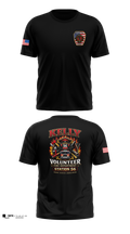 Kelly volunteer fire department Old School Cotton Feel Shirt - 6