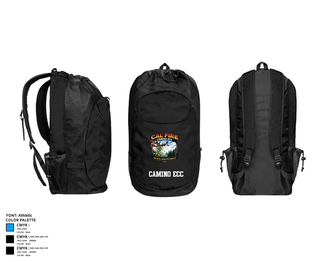Gear Bag, CAMINO ECC, Fire Department, Teamtime, Team time, sublimation, custom sports apparel, team uniforms, spirit wear, spiritwear, sports uniforms, custom shirts, team store, custom team store, fundraiser sports, apparel fundraiser