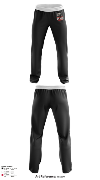 Sweatpants, Dolores Bears, Men's Basketball, Teamtime, Team time, sublimation, custom sports apparel, team uniforms, spirit wear, spiritwear, sports uniforms, custom shirts, team store, custom team store, fundraiser sports, apparel fundraiser