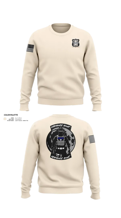 4th Precinct 85110542 Crew Neck Sweatshirt - 70