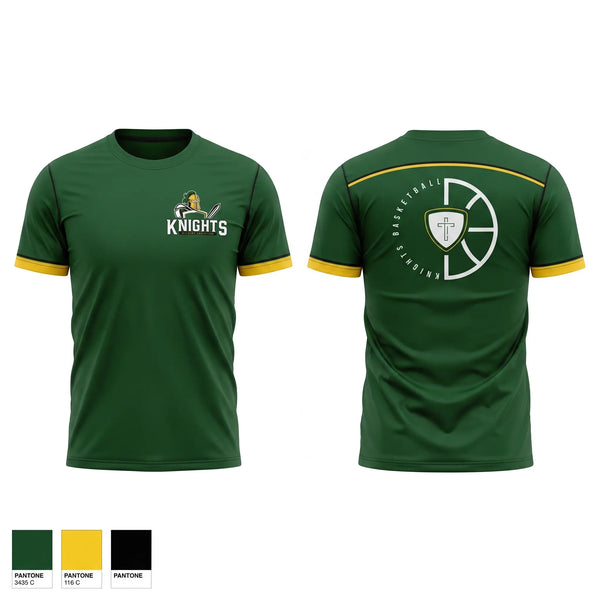 Short Sleeve Performance Shirt, Knights, Men's Basketball, Teamtime, Team time, sublimation, custom sports apparel, team uniforms, spirit wear, spiritwear, sports uniforms, custom shirts, team store, custom team store, fundraiser sports, apparel fundraiser