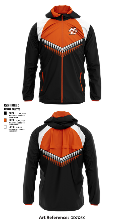 Byron Center Bulldogs Windbreaker - 5