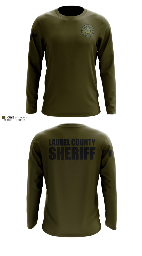 Long Sleeve Performance Shirt, LAUREL COUNTY SHERIFFS OFFICE, Police, Teamtime, Team time, sublimation, custom sports apparel, team uniforms, spirit wear, spiritwear, sports uniforms, custom shirts, team store, custom team store, fundraiser sports, apparel fundraiser