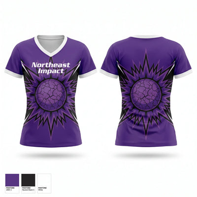 Northeast Impact Women's Short Sleeve V-neck Shirt - 1