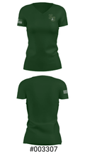 East Chambers Elementary 93107204 Women's Short Sleeve V-neck Shirt - 21