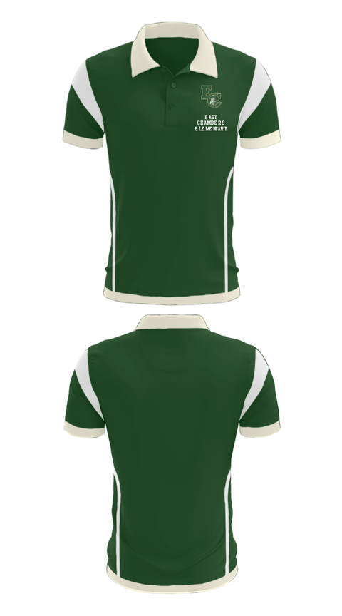 Short Sleeve Performance Polo, East Chambers Elementary, Spirit Store, Teamtime, Team time, sublimation, custom sports apparel, team uniforms, spirit wear, spiritwear, sports uniforms, custom shirts, team store, custom team store, fundraiser sports, apparel fundraiser