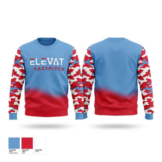 Crew Neck Sweatshirt, Elevate, Softball, Teamtime, Team time, sublimation, custom sports apparel, team uniforms, spirit wear, spiritwear, sports uniforms, custom shirts, team store, custom team store, fundraiser sports, apparel fundraiser