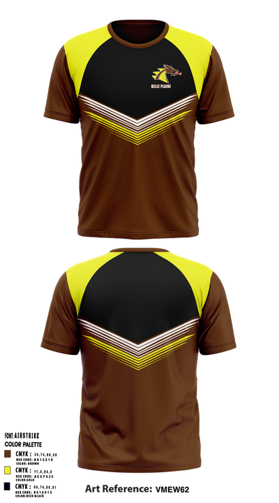 Belle Plaine High School 53594491 Short Sleeve Performance Shirt - 1