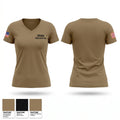 354th Chemical Co Women's Short Sleeve V-neck Shirt - 1