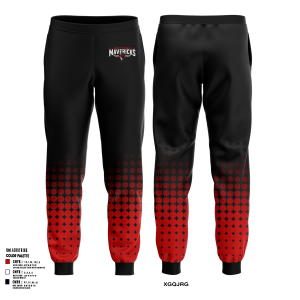 Joggers, West Texas Mavericks, Baseball, Teamtime, Team time, sublimation, custom sports apparel, team uniforms, spirit wear, spiritwear, sports uniforms, custom shirts, team store, custom team store, fundraiser sports, apparel fundraiser