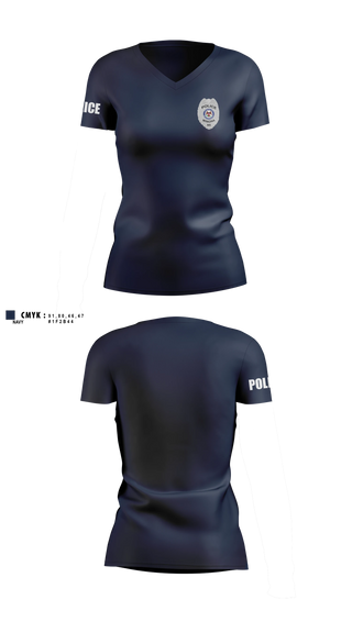 Womens Short Sleeve Vneck Shirt, Winona Police Department, Police, Teamtime, Team time, sublimation, custom sports apparel, team uniforms, spirit wear, spiritwear, sports uniforms, custom shirts, team store, custom team store, fundraiser sports, apparel fundraiser