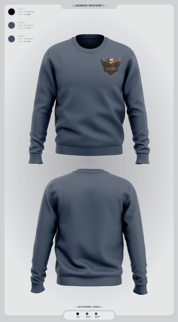 Crew Neck Sweatshirt, EAGLE EYE AGENCY, , Teamtime, Team time, sublimation, custom sports apparel, team uniforms, spirit wear, spiritwear, sports uniforms, custom shirts, team store, custom team store, fundraiser sports, apparel fundraiser
