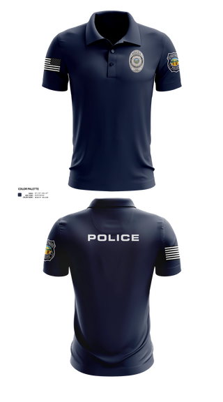 Short Sleeve Performance Polo, Struthers Police, Police, Teamtime, Team time, sublimation, custom sports apparel, team uniforms, spirit wear, spiritwear, sports uniforms, custom shirts, team store, custom team store, fundraiser sports, apparel fundraiser