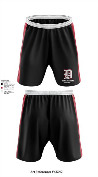 Athletic Shorts With Pockets, DeKalb Barons Baseball, Baseball, Teamtime, Team time, sublimation, custom sports apparel, team uniforms, spirit wear, spiritwear, sports uniforms, custom shirts, team store, custom team store, fundraiser sports, apparel fundraiser