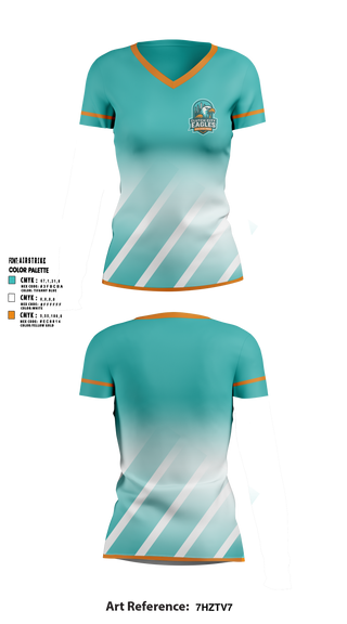 Womens Short Sleeve Vneck Shirt, ClutchCity Collrgr Prep, , Teamtime, Team time, sublimation, custom sports apparel, team uniforms, spirit wear, spiritwear, sports uniforms, custom shirts, team store, custom team store, fundraiser sports, apparel fundraiser