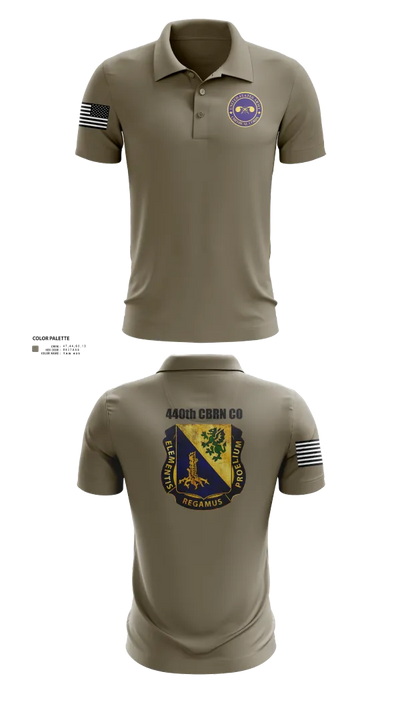 440th CBRN CO 79820871 Short Sleeve Performance Polo - 102