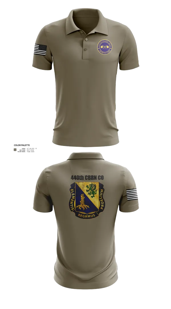 Short Sleeve Performance Polo, 440th CBRN CO, , Teamtime, Team time, sublimation, custom sports apparel, team uniforms, spirit wear, spiritwear, sports uniforms, custom shirts, team store, custom team store, fundraiser sports, apparel fundraiser