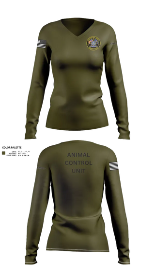 Womens Long Sleeve Vneck Shirt, , Police, Teamtime, Team time, sublimation, custom sports apparel, team uniforms, spirit wear, spiritwear, sports uniforms, custom shirts, team store, custom team store, fundraiser sports, apparel fundraiser