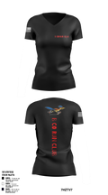 Blackfoot Company Run Club Women's Short Sleeve V-neck Shirt - 5